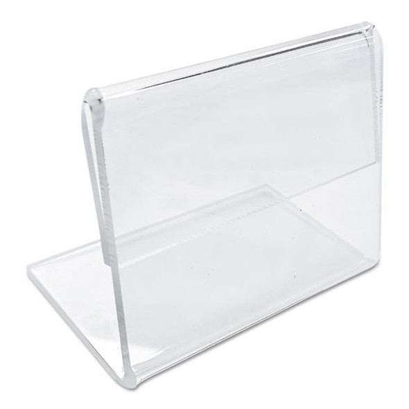 Mini Table-Top Sign, 1.5 x 2, Clear