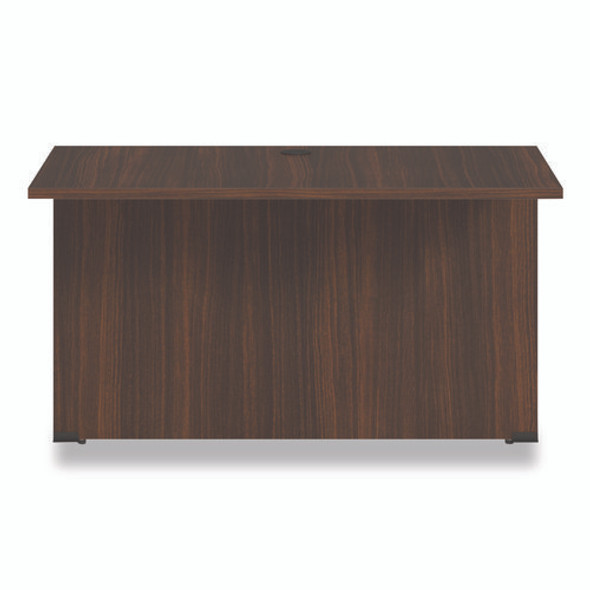 Alera Seville Series Bridge Return, 48w x 24d x 29h, Mahogany
