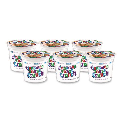 Cinnamon Toast Crunch Cereal, Single-Serve 2 oz Cup, 6/Pack