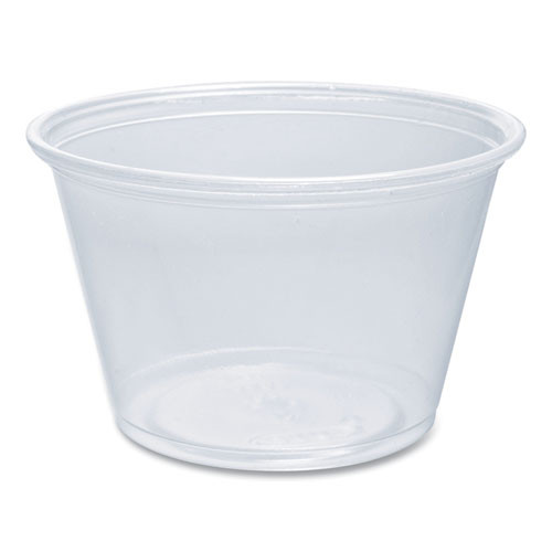 Conex Complements Portion/Medicine Cups, 4 oz, Plastic, Clear, 125/Bag, 20 Bags/Carton