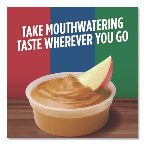 Spreads, Natural Creamy Peanut Butter, 1.5 oz Cup, 8/Box