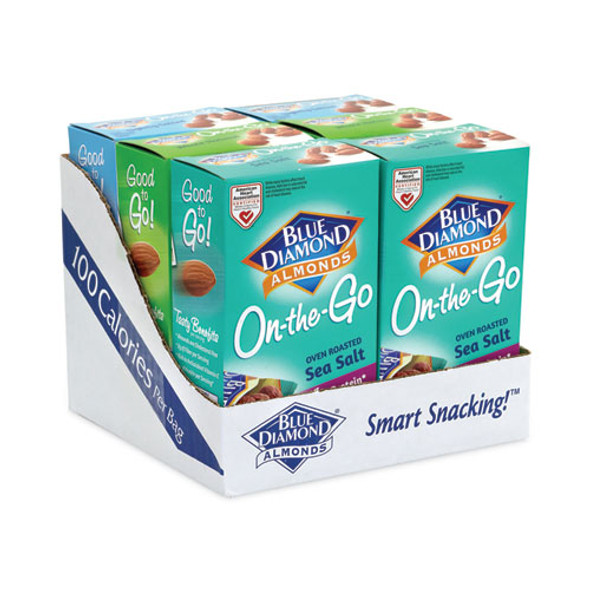 Almonds Variety Pack, Assorted Flavors, 0.6 oz Pouch, 7 Pouches/Box, 6 Boxes/Carton