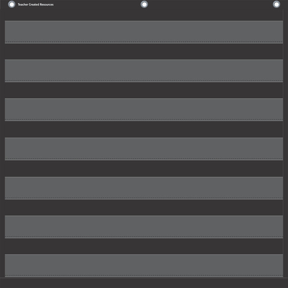 Black 7 Pocket Chart