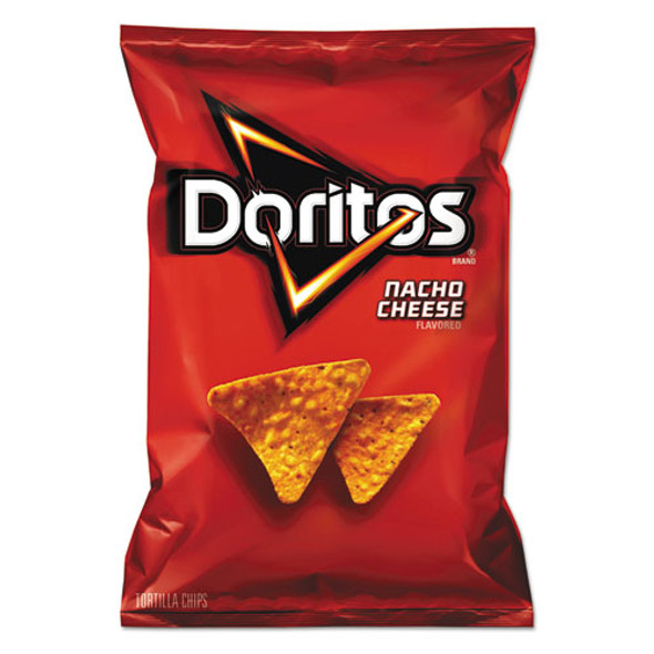 Nacho Cheese Tortilla Chips, 2.88 oz Bag, 24/Carton