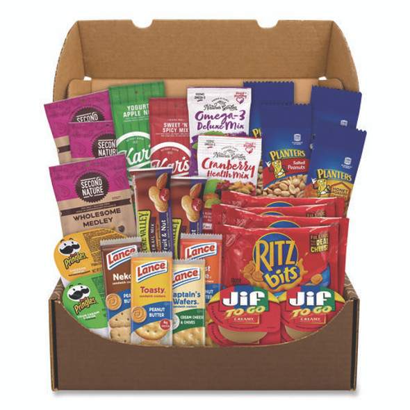 On The Go Snack Box, 27 Assorted Snacks/Box