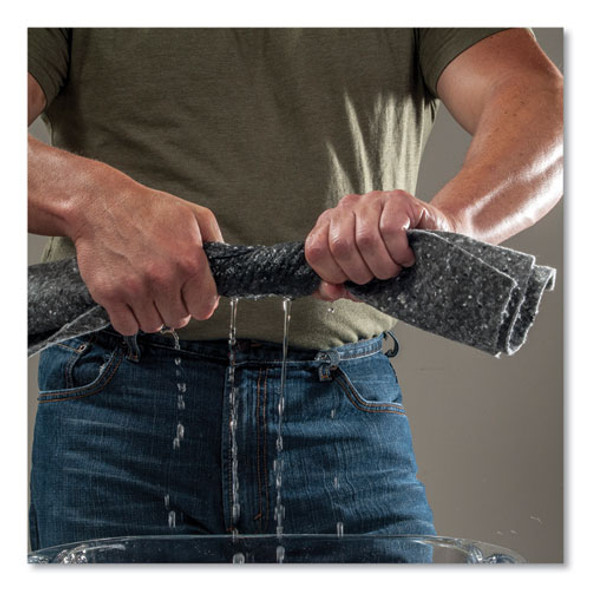 TASKBrand All Sorb Industrial Sorbent Pad, 0.11 gal, 15 x 18, 200/Carton