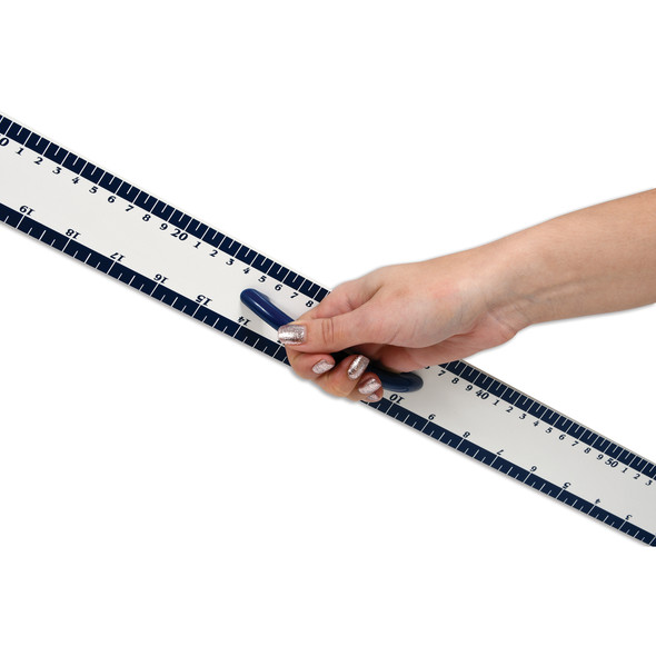 Magnetic Dry Erase Straight Edge - 24" - Pack of 2 Magnetic Dry Erase Straight Edge - 24" - Pack of 2