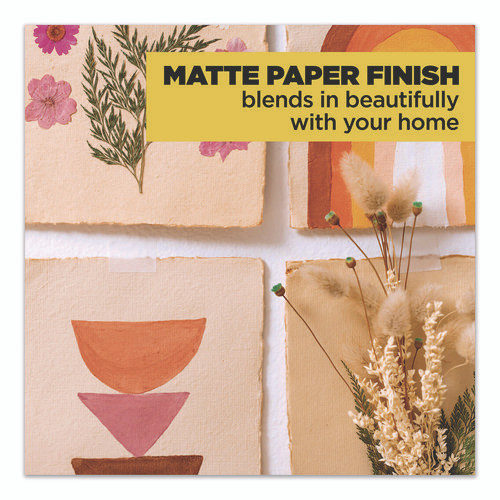 Paper Tape, 3/4" x 600", White, 2/Pack