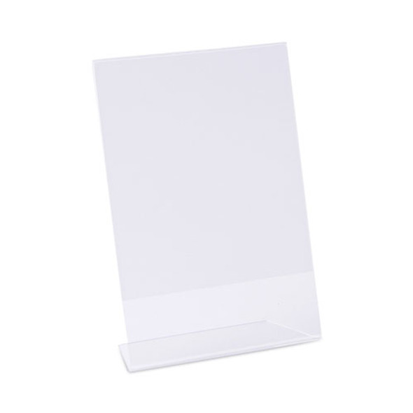 Clear L-Style Freestanding Frame, 5 x 7 Insert, 3/Pack