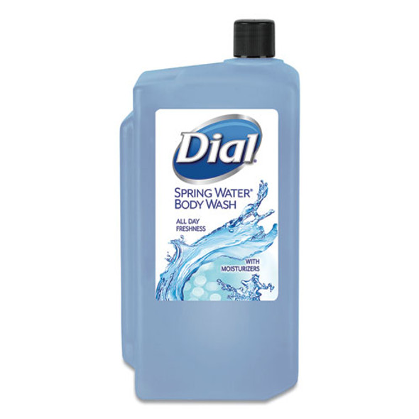 Body Wash Refill for 1 L Liquid Dispenser, Spring Water Scent, 1 L, 8/Carton