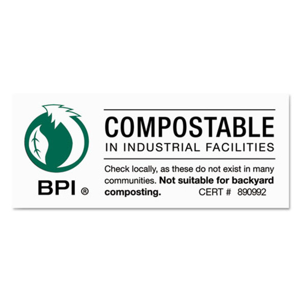 EcoSafe-6400 Bags, 13 gal, 0.85 mil, 24" x 30", Green, 45/Box