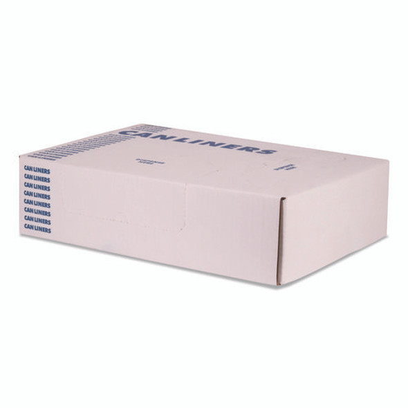 Linear Low Density Can Liners, 56 gal, 1.5 mil, 46' x 50", Black, 100/Carton