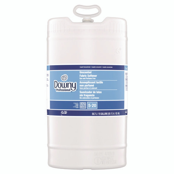 Downy Professional Unscented Fabric Softener, 15 gal Barrel