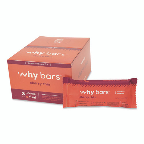 Superfood Snack Bar, Cherry Chia, 2.04 oz Bar, 12/Box