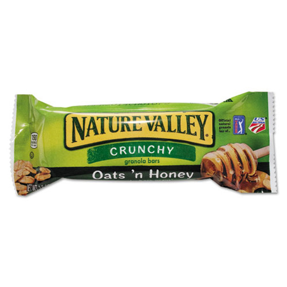 Granola Bars, Oats'n Honey Cereal, 1.5 oz Bar, 18/Box