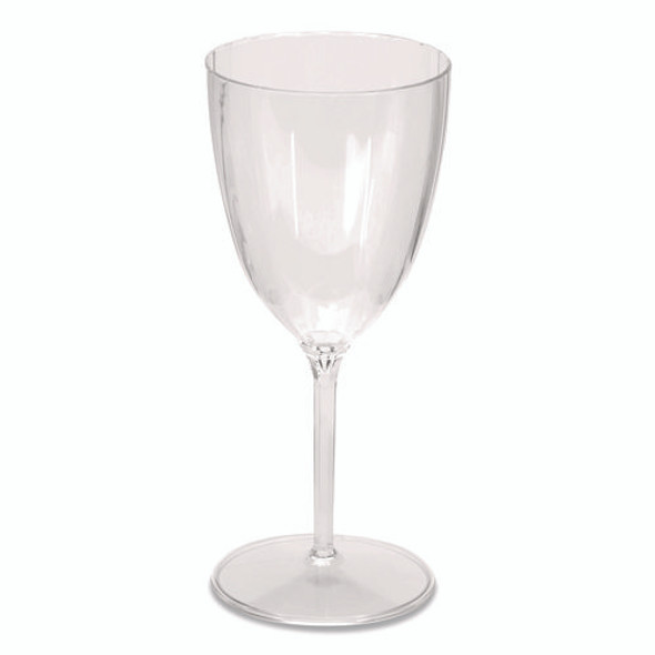 Classicware One-Piece Stemware, 6 oz, Plastic, Clear, 100/Carton