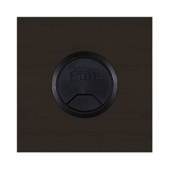 Alera Valencia Series Reversible Return/Bridge Shell, 35w x 23.63d x 29.5h, Espresso