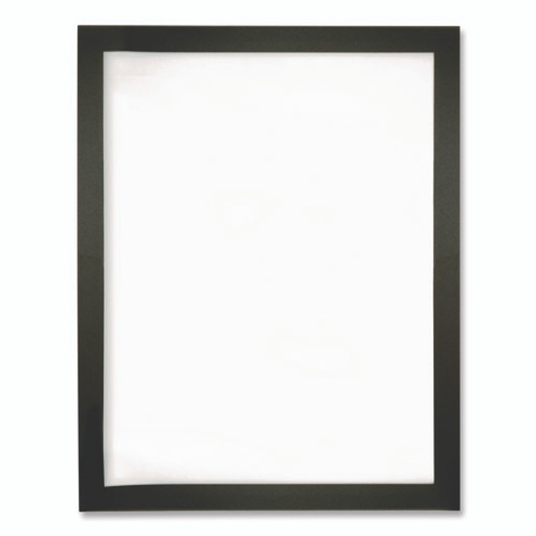 Indoor Window Sign Holder, 8.5 x 11 Insert, Black Frame, 5/Pack