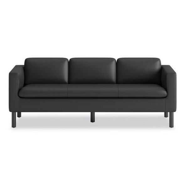Parkwyn Series Sofa, 77" x 26.75" x 29", Black