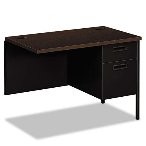 Metro Classic Series Workstation Return, Right, 42w x 24d x 29.5h, Mocha/Black