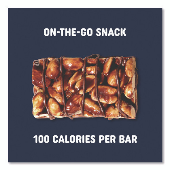 Nut Bars, Peanut Butter Dark Chocolate, 0.7 oz Bar, 20/Box