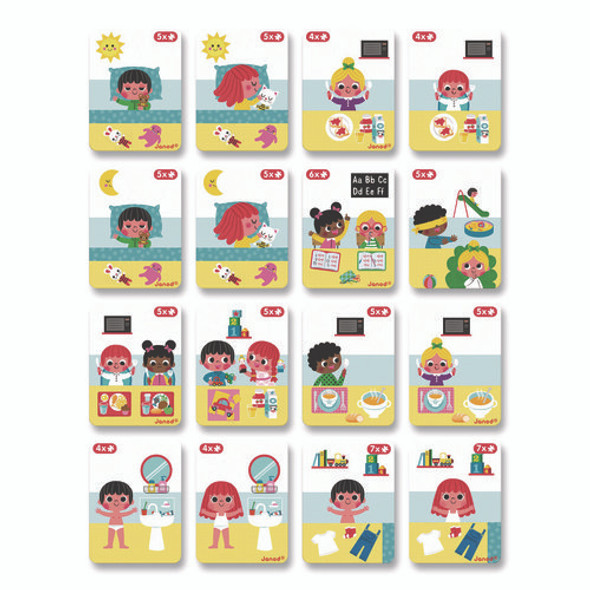 Magneti'books, Learn to Tell the Time, 91 Pieces (16 Cards, 75 Magnetic Shapes), Ages 3 to 8