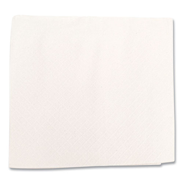 Morsoft Dinner Napkins, 1-Ply, 16 x 16, White, 250/Pack, 12 Packs/Carton