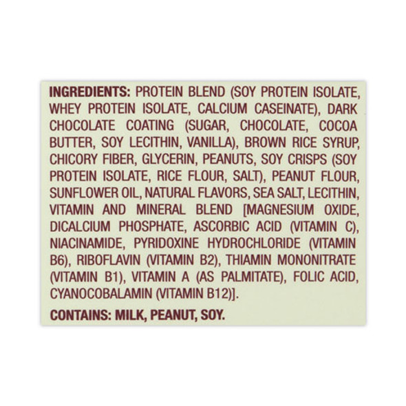 High Protein Bars, Chunky Chocolate Peanut, 1.41 oz Bar, 10 Bars/Carton