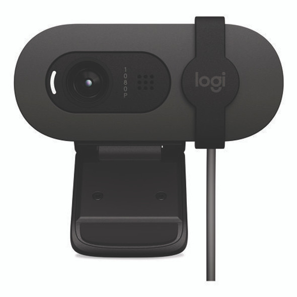 Brio 105 Business Webcam, 1920 pixels x 1080 pixels, 2 Mpixels, Black