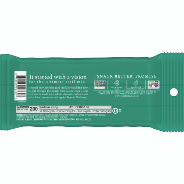 Fruit and Nut Classic Trail Mix, 1.5 oz Bag, 18/Carton