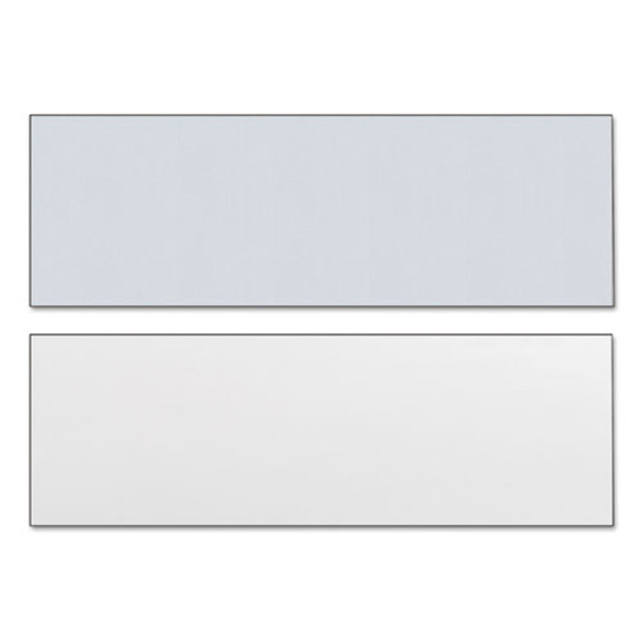 Reversible Laminate Table Top, Rectangular, 71.5w x 23.63d, White/Gray