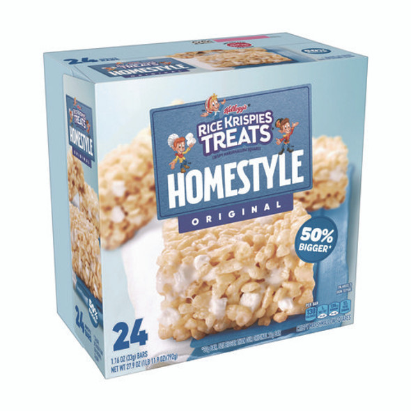 Rice Krispies Treats Homestyle Original Cereal Bar, 1.16 Bar, 24/Box