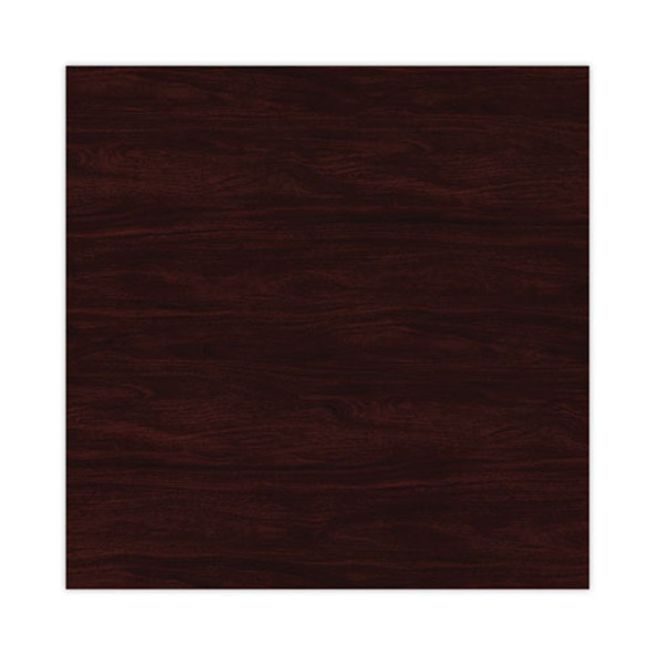Alera Valencia Series Hutch with Doors, 4 Compartments, 70.63w x 15d x 35.38h, Mahogany