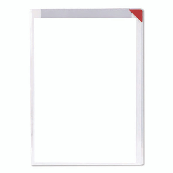 Easy Clic Sub-Zero Signage Pocket, 8.5 x 11 Insert, Clear Frame, 10/Pack
