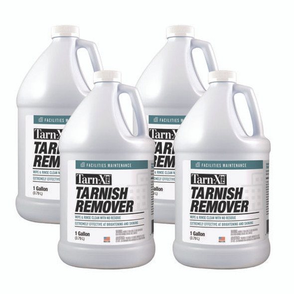 Tarnish Remover, 1 gal Bottle, 4/Carton