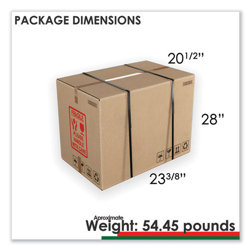 Trento Line Mobile Pedestal File, Left or Right, 2-Drawers: Box/File, Legal/Letter, Cherry, 16.5" x 19.75" x 23.63"