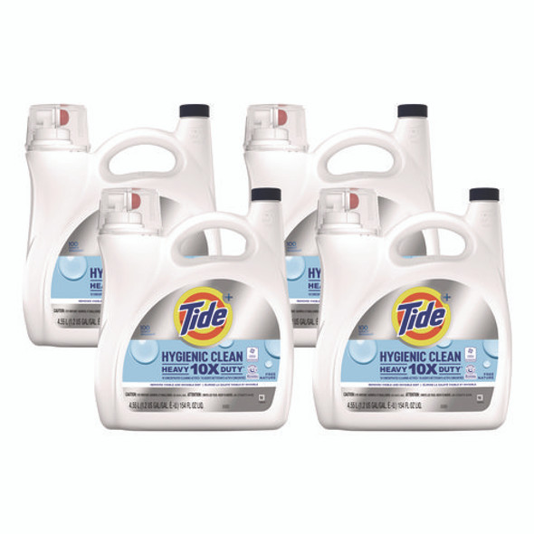 Hygienic Clean Heavy 10x Duty Liquid Laundry Detergent, Unscented, 146 oz Bottle