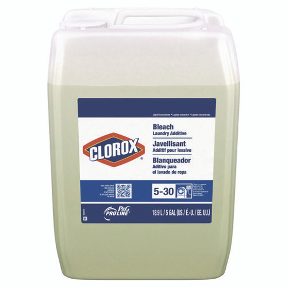 Clorox Bleach Laundry Additive, Fresh Scent, 5 gal Bottle