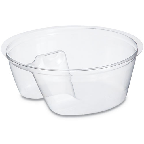Single Compartment Cup Insert, 3.5 oz, Plastic, Clear, 1,000/Carton