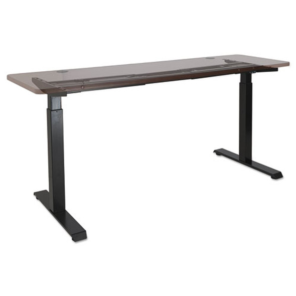 Alera AdaptivErgo Sit-Stand Two-Stage Electric Height-Adjustable Table Base, 48.06" x 24.35" x 27.5" to 47.2", Black