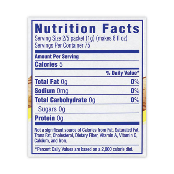 On-The-Go Sugar-Free Drink Mix, Iced Tea, 0.08 oz Single-Serving Tubes, 30/Box, 2 Boxes/Carton