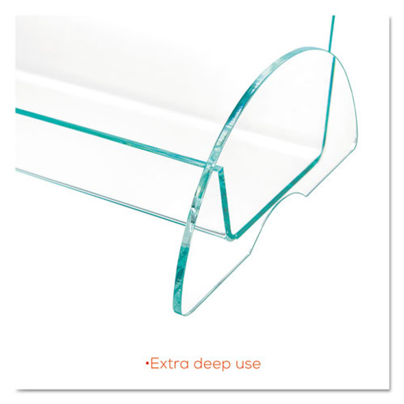 Euro-Style DocuHolder, Leaflet Size, 4.5w x 4.5d x 7.88h, Green Tinted
