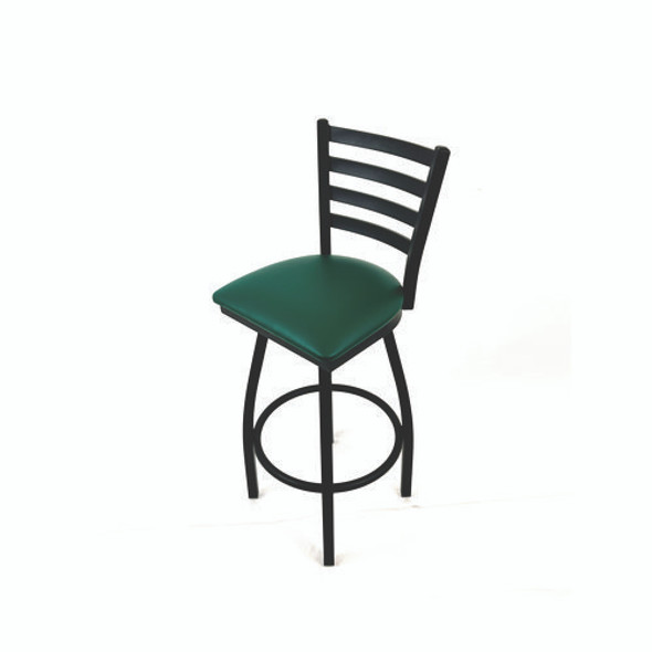 Boggs Series Barstool, Supports Up to 300 lb, 30.5" Seat Height, Green Seat, Black Back, Black Base Boggs Series Barstool, Supports Up to 300 lb, 30.5" Seat Height, Green Seat, Black Back, Black Base