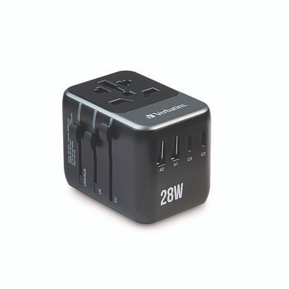 UTA-07 Universal Travel Adapter, (3) USB-A, (3) USB-C