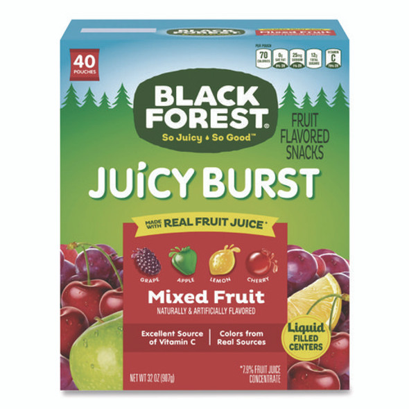 Juicy Burst Fruit Flavored Snack, Mixed Fruit, 32 oz, 40/Box