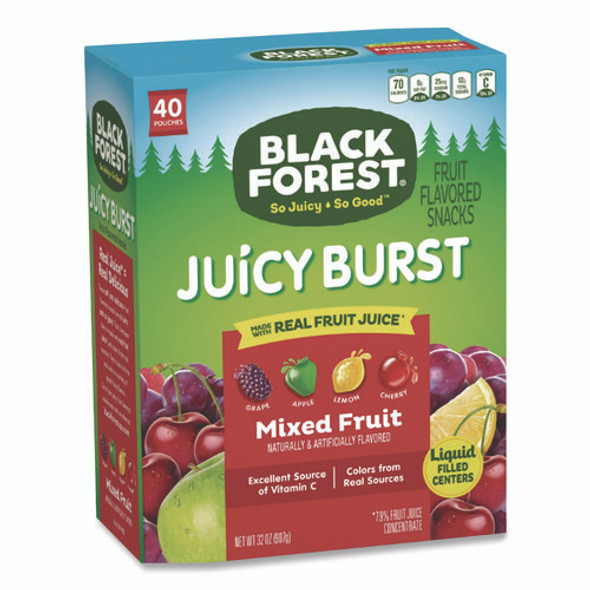 Juicy Burst Fruit Flavored Snack, Mixed Fruit, 32 oz, 40/Box