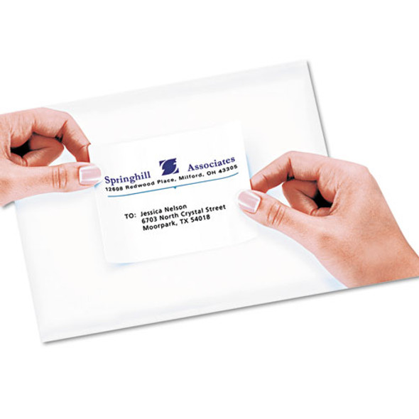 Repositionable Shipping Labels w/SureFeed, Inkjet, 3.33 x 4, White, 150/Box