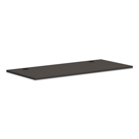 Mod Worksurface, Rectangular, 66w x 30d, Slate Teak