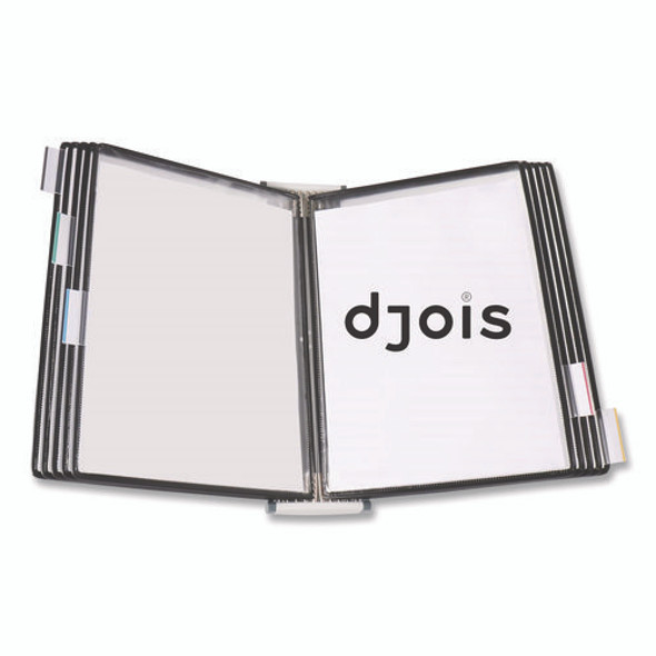 Desktop Reference System, 10 Panels with Black Borders, White Base