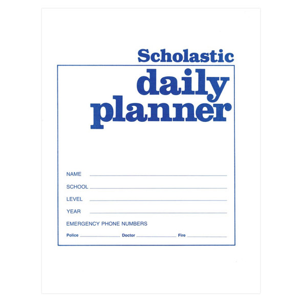 Scholastic Daily Planner, Pack of 3 Scholastic Daily Planner, Pack of 3